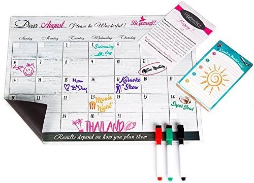 whiteboard calendar Planner White board Organizer Planner educational Dry Erase Whiteboard magnetic fridge sticker