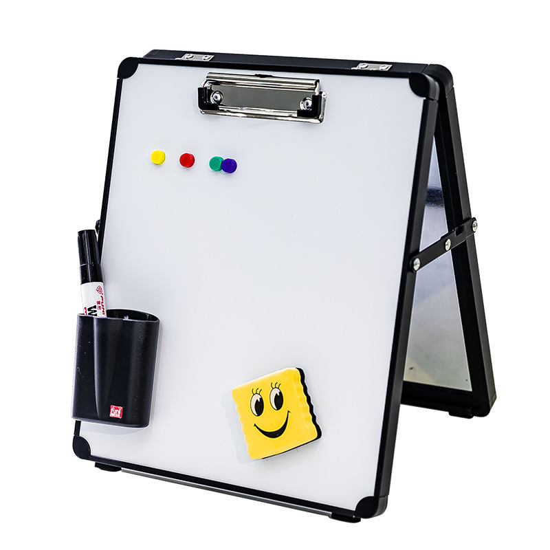 Wholesale Double-sided Aluminum Frame Desktop Kids Mobile Writing Board Whiteboard