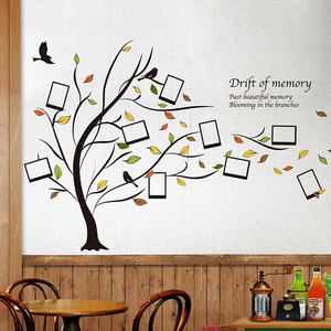 Wholesale Custom Vinyl Photo Frame Tree Wall Decals Photo Frame Sticker