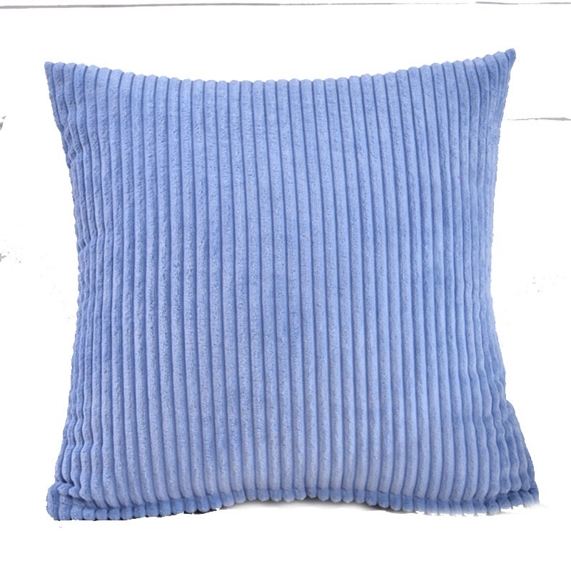 Cheersee soild pillow cover white grey soft warm moroccan decorative stripe Corduroy velvet home decor cushion cover for sofa