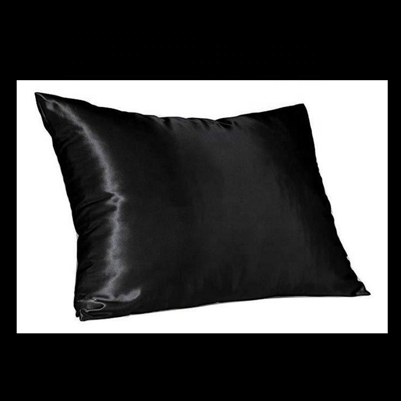 Cheersee white 16mm 19mm 22 mm pure solid black filled faux custom wholesale 100% mulberry silk pillow for hotel sleeping