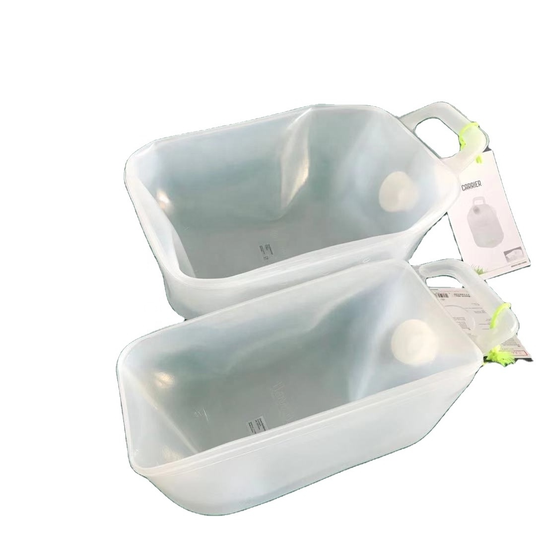 Water storage bladder 1 gallon 20l 20 liter transparent plastic jerry can for cooking oil