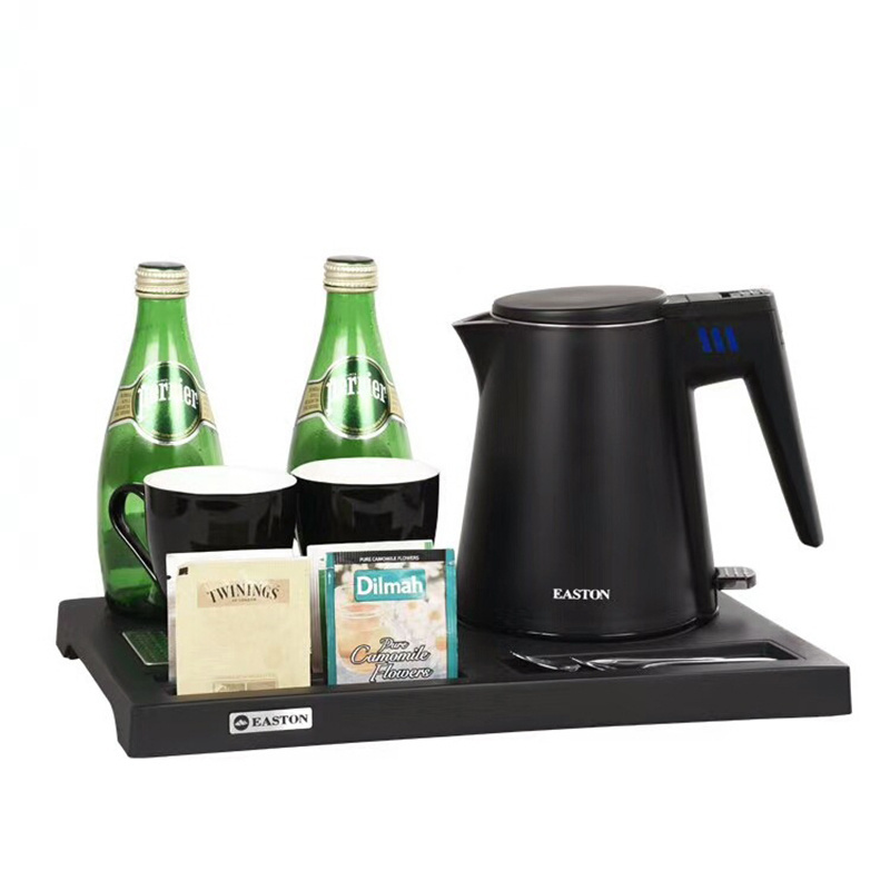 Hotel supplies service tray electric kettle tea tray set for guest room