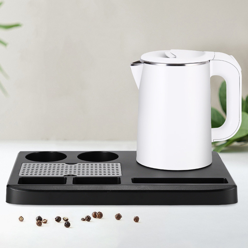 Hotel supplies service tray electric kettle tea tray set for guest room