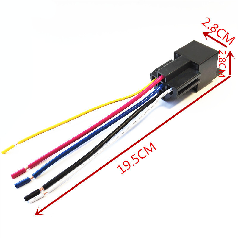 12V/24V  Automotive Relays Fixed Back 5-pin Conversion 40A /80A/100A AC automotive car relay