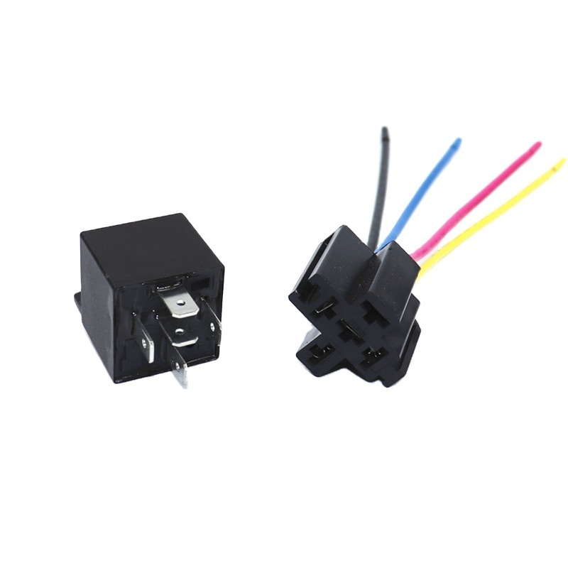 12V/24V  Automotive Relays Fixed Back 5-pin Conversion 40A /80A/100A AC automotive car relay