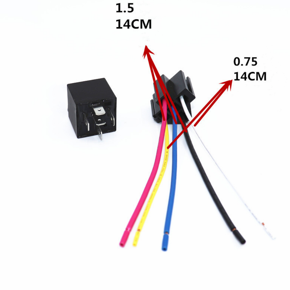 12V/24V  Automotive Relays Fixed Back 5-pin Conversion 40A /80A/100A AC automotive car relay