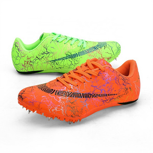 Factory Wholesale Light Weight High Speed Fly Sprint Professional Running Spikes Track and Field Spike Shoes