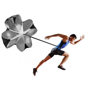 Soccer Football Training Equipment Adjustable 56" Speed Training Resistance Parachute Power Running Umbrella With Separate Belt