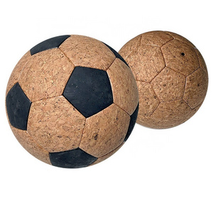 2023 New Arrival Eco Friendly Professional Official Size 5 Natural Cork Rubber Thermal Bonded Football Futbol Soccer Ball