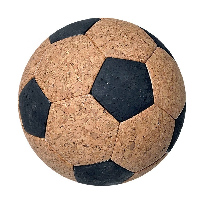 2023 New Arrival Eco Friendly Professional Official Size 5 Natural Cork Rubber Thermal Bonded Football Futbol Soccer Ball