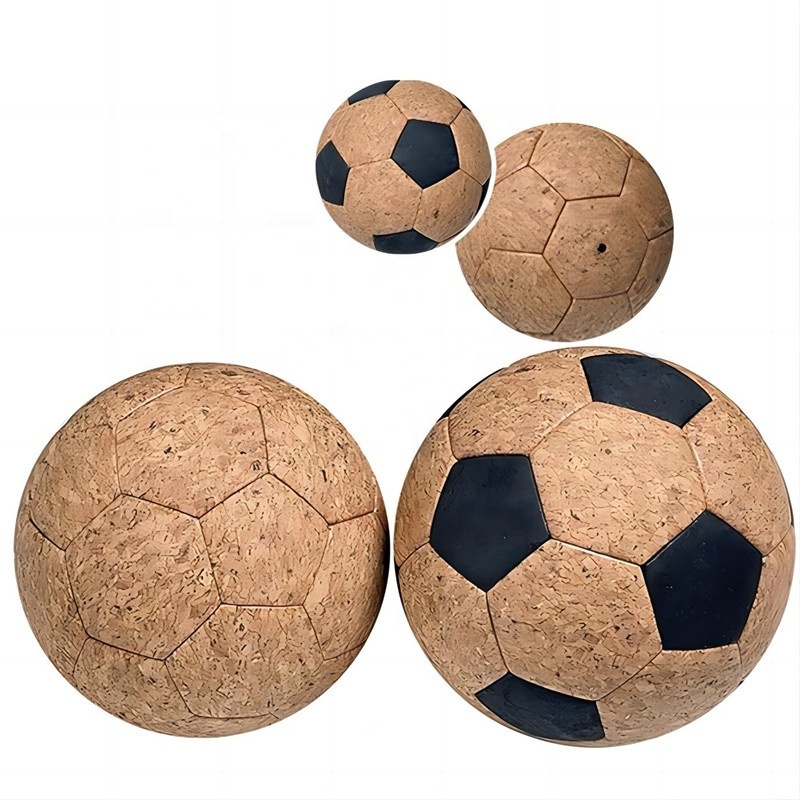 2023 New Arrival Eco Friendly Professional Official Size 5 Natural Cork Rubber Thermal Bonded Football Futbol Soccer Ball