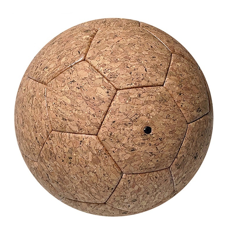 2023 New Arrival Eco Friendly Professional Official Size 5 Natural Cork Rubber Thermal Bonded Football Futbol Soccer Ball