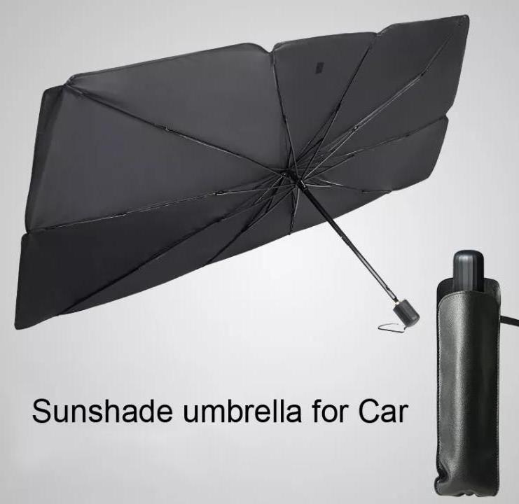 Big Size Semi-Automatic Car Umbrella Car Front Protector Sunshield Car Protection Sun Shade Tent Cover For Premio 2015