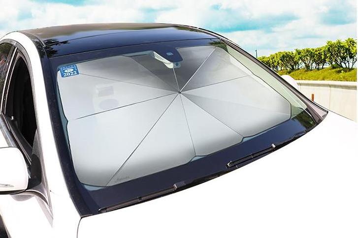 Big Size Semi-Automatic Car Umbrella Car Front Protector Sunshield Car Protection Sun Shade Tent Cover For Premio 2015