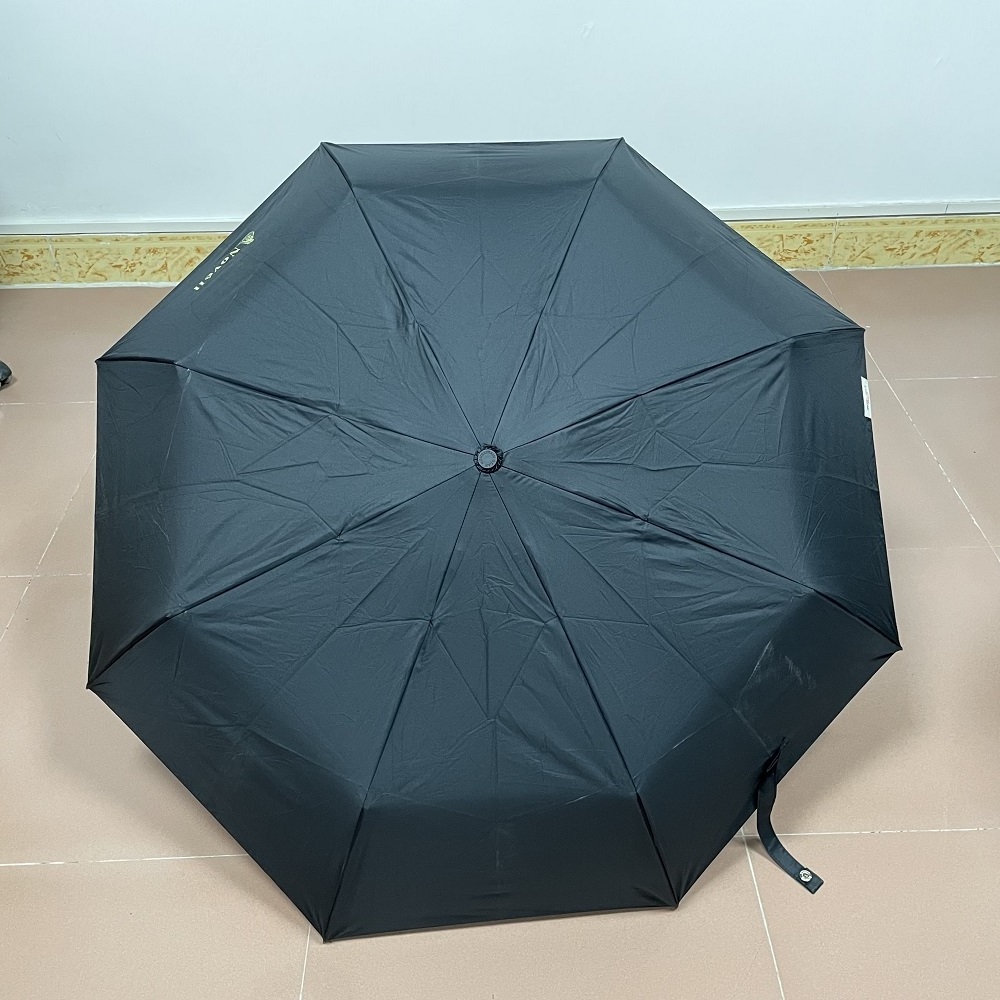 Shenzhen Factory Auto Open And Closing Folding Umbrella Color Bone Umbrella 8 Ribs 3 Fold Windproof Fold Umbrella