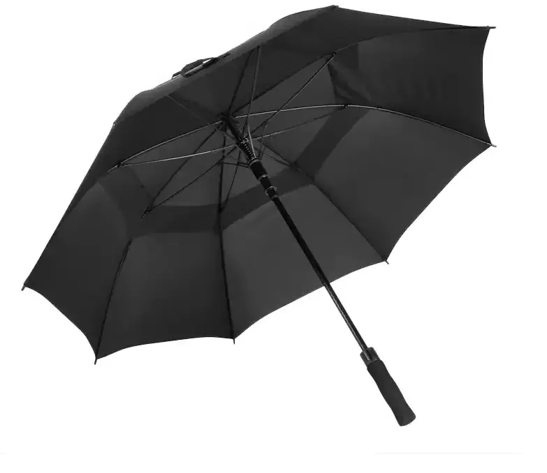 Windproof Large Vented Sun Umbrella Including Classic  UV Protection Version Double Canopy Rain Golf Umbrella