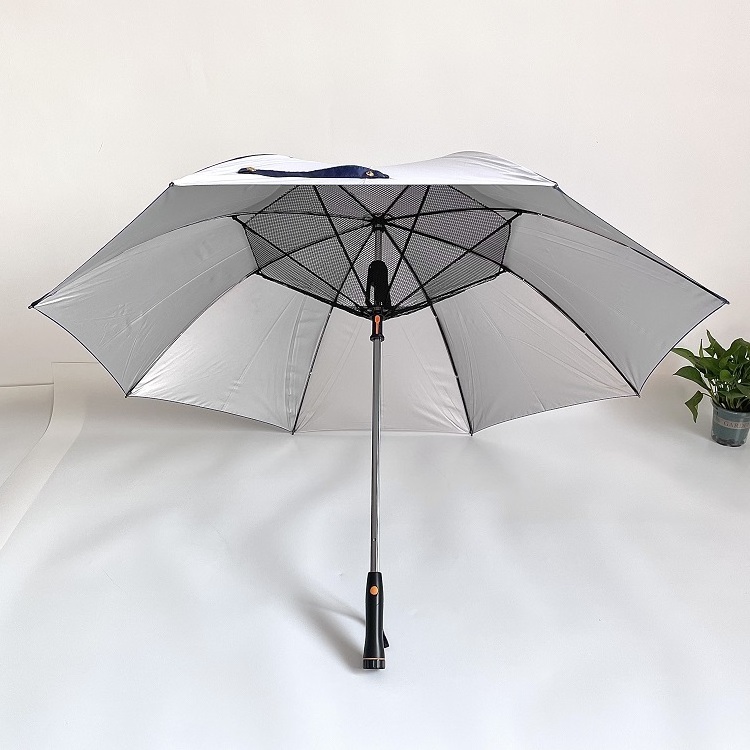 Hot Sell Power Bank Fan Umbrella With Fan And Water Mist Spray