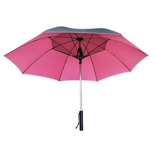 Hot Sell Power Bank Fan Umbrella With Fan And Water Mist Spray