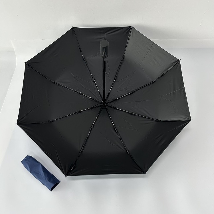 Personal Fashion Designer Automatic Sunshade Paraguas Custom Logo Compact Portable Rain Windproof 3 Folding Umbrella