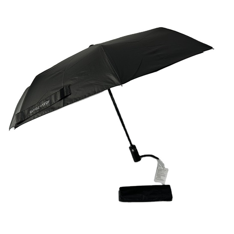 Fashion Auto Sunshade Paraguas Custom Logo Compact Portable Rain Automatic Windproof 3 Folding Umbrella