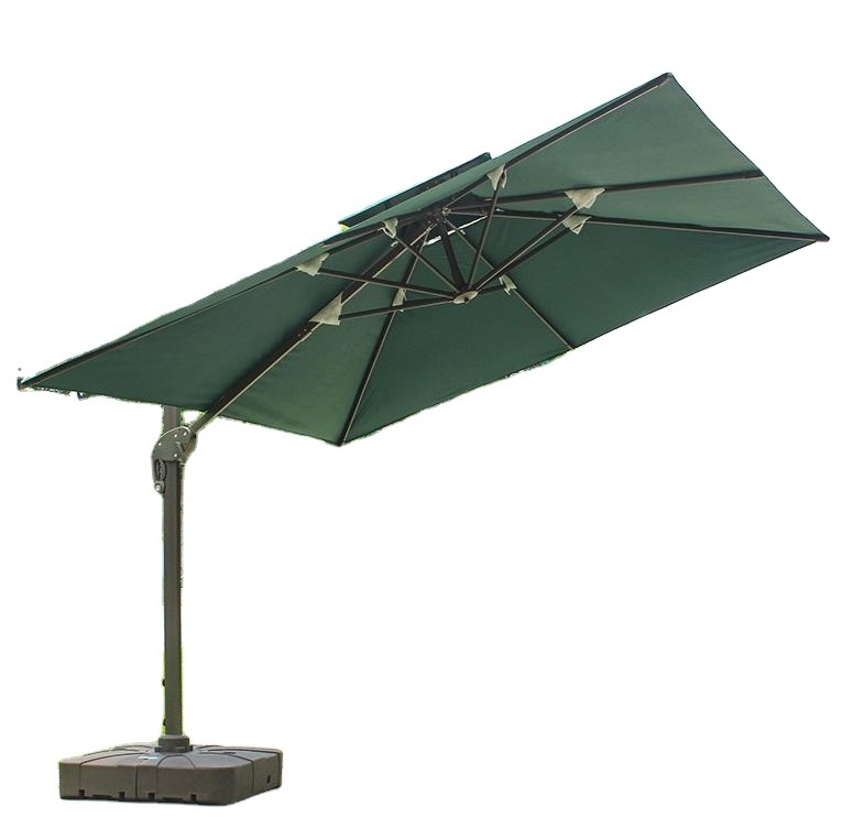 Outdoor Sun Shade Poolside Sunshade Vintage Patio Garden Umbrella Parasol Umbrellas