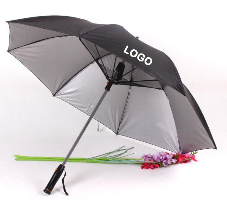 Smart Umbrella With Built-In-Fan And Water Spray Golf Umbrella For Summer