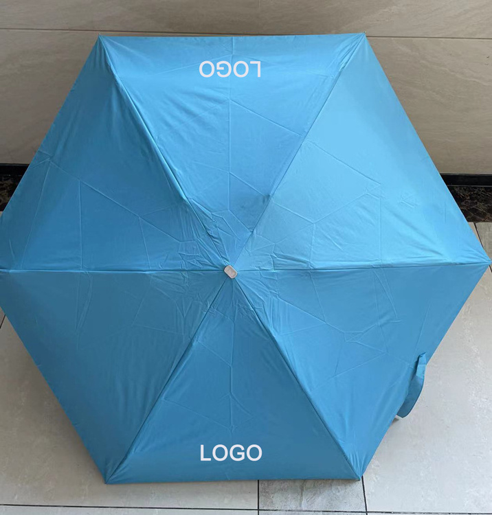 Factory Custom With Logo Capsule Compact Umbrella UV Protection Mini Umbrella For Rain