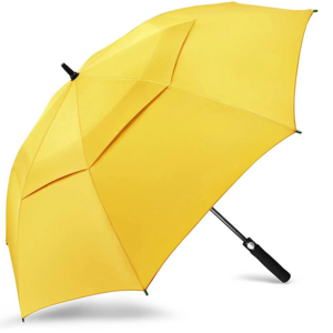 Wholesale Personalised Logo Umbrella Print Windproof Double Canopy Golf Umbrella With Logo