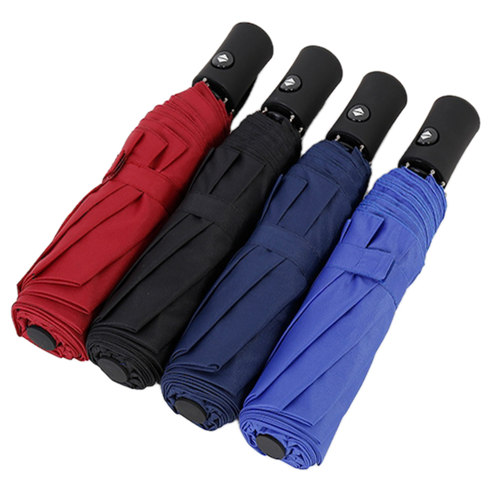 Factory Supplier Wholesale Automatic Opening And Closing Windproof Folding Umbrella Customization With Logo