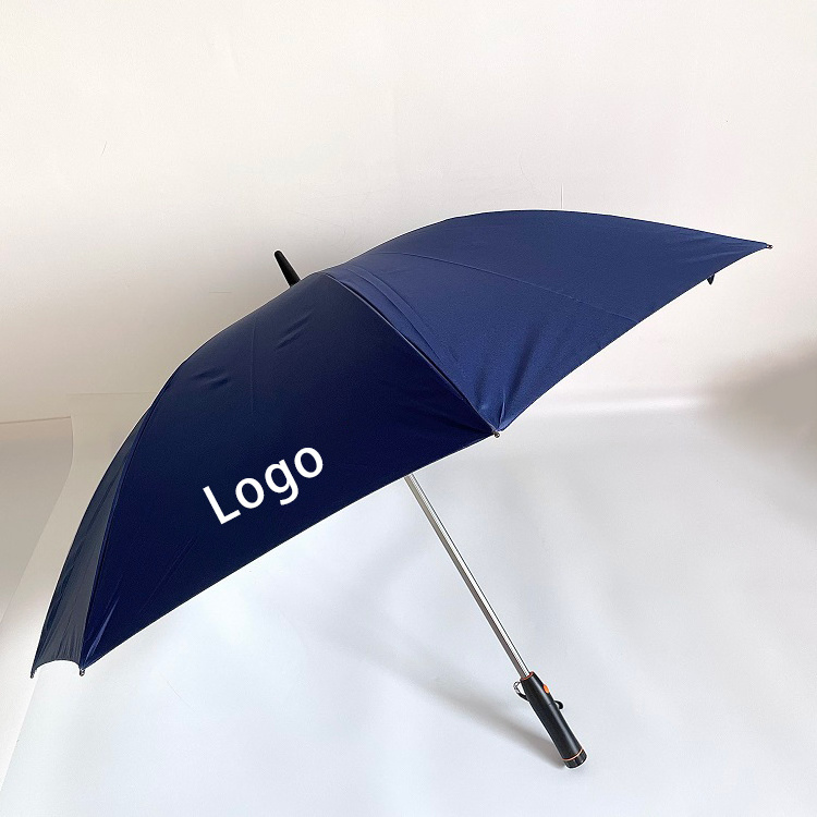 Wholesale Valet 68 Inches With Logo Transparent Blue Golf Umbrella