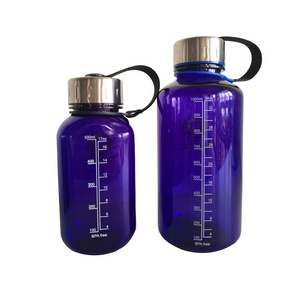 1000ml bpa free large capacity outdoor sports gym plastic water bottle