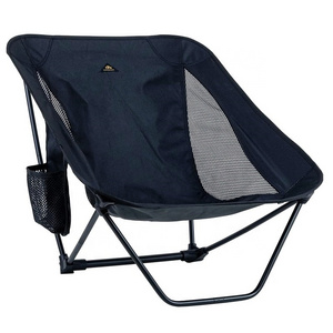 Lightweight Outdoor Fishing Chairs Low Profile Folding Moon Chair Ultralight Camping Chair with Carrying Bag