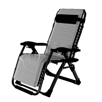 Reclining Deck Lounge Sun Outdoor Furniture Folding Zero Gravity Chair Outdoor Metal Chair