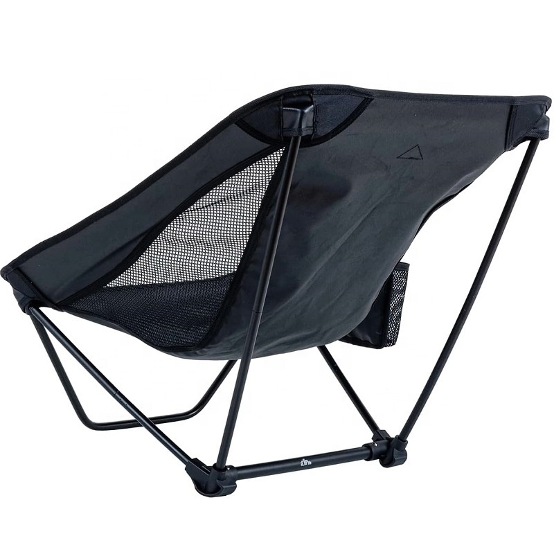 Lightweight Outdoor Fishing Chairs Low Profile Folding Moon Chair Ultralight Camping Chair with Carrying Bag