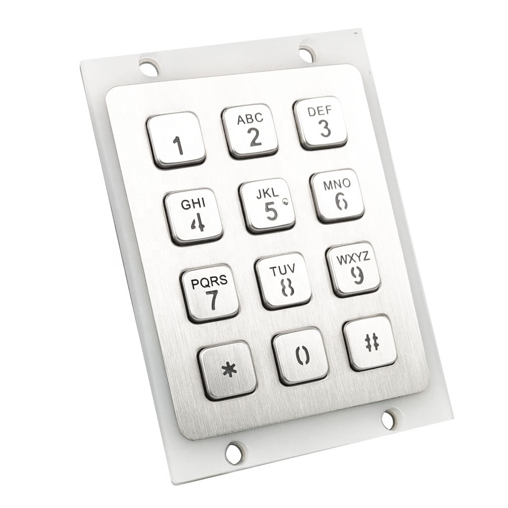 Fashion Phone Telephones Rugged Push Button Retro Handset For Smartphone Rs485 Electric Keypad