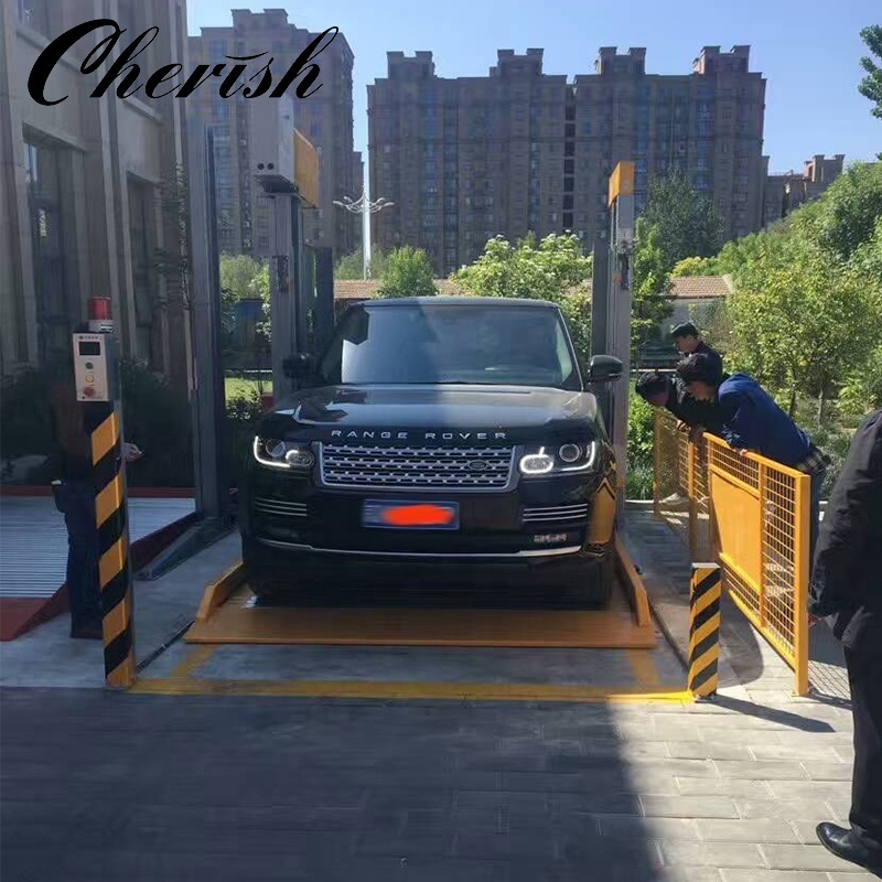 qingdao Cherish fast speed 2 level machinery two post car parking lift