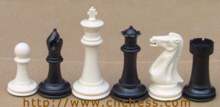 Standard club tournament plastic chess pieces