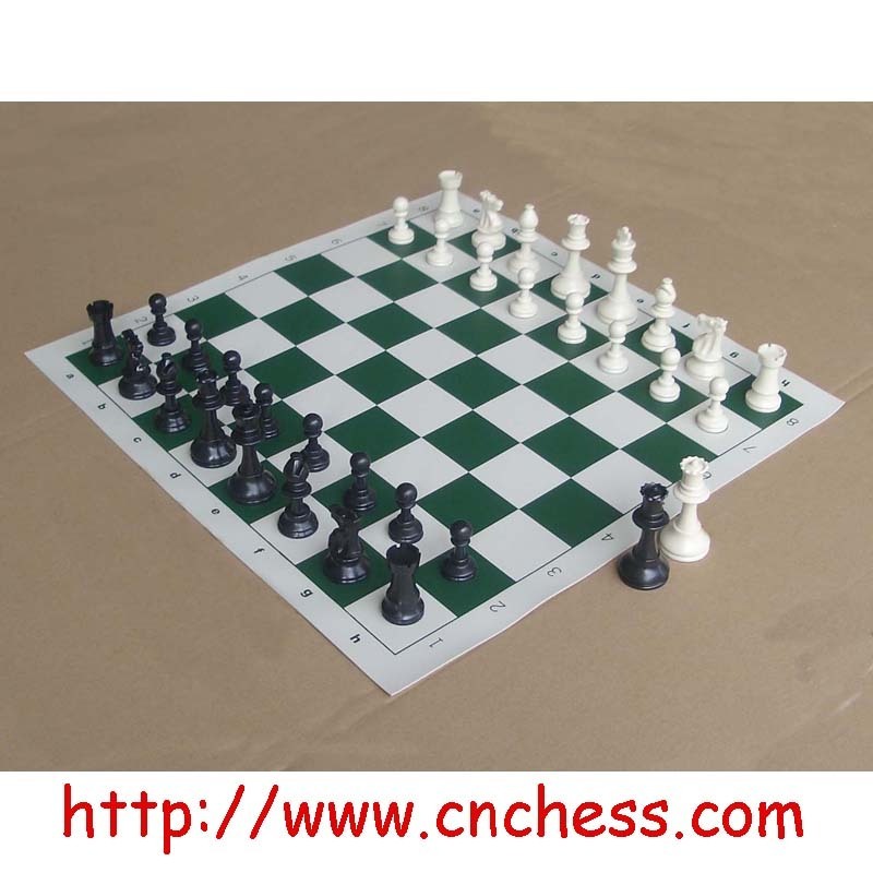 plastic crystal chess game set