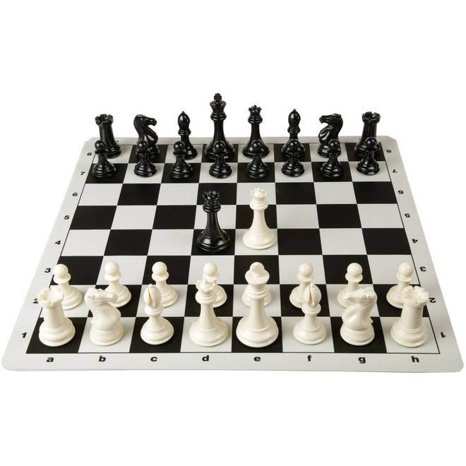 plastic crystal chess game set