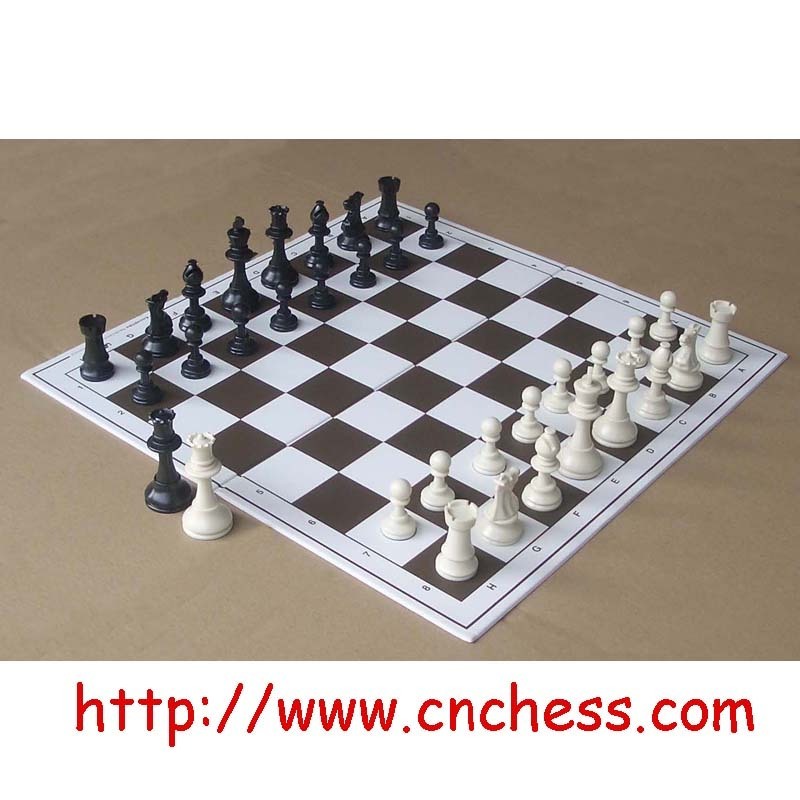 plastic crystal chess game set