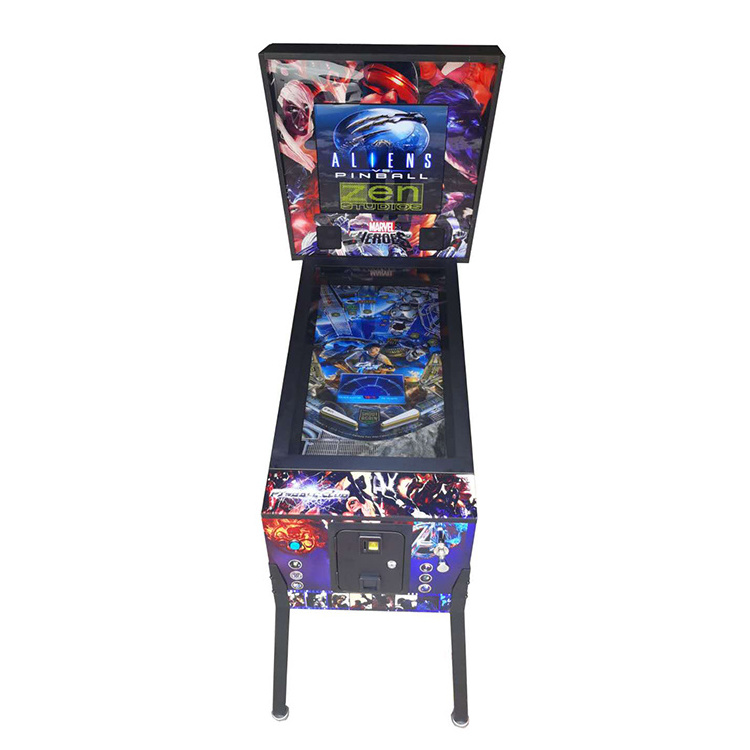 Indoor coin operated game console Virtual Flipper Pinball Arcade Game Machine for Amusement