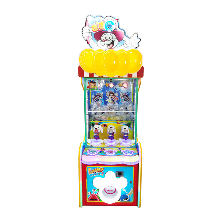 Newest Kids Coin Operated Cute Rabbit Vending Game Machine Lucky Le Guess Gift Lottery Rewards Lottery Draw Machine