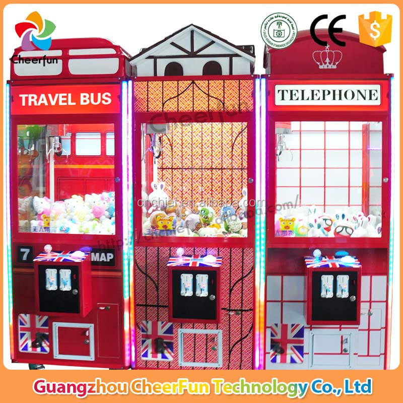 Commercial Stacker Arcade Prize Vending Game Toy Crane Vending Game Machine Claw Crane Toy Vending Game Machine