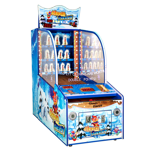 Indoor Hit Clown Coin Operated Redemption Ticket Game Machine Electric Arcade Machine Clown Frenzy Game Machine