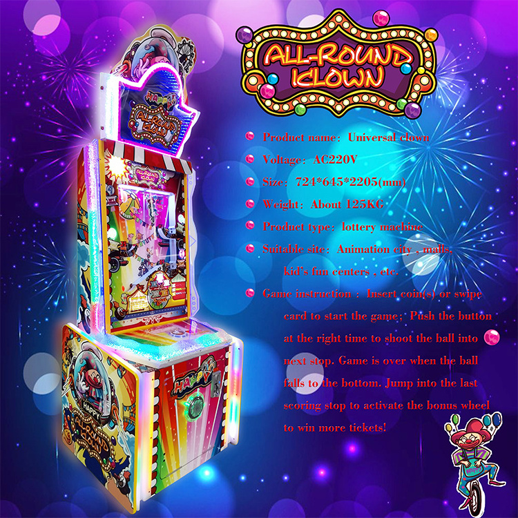 Gacha Game Machine Coin Operted Arcade Game Machine Carnival Games Booth Supplies Almighty Joker Lottery Machine