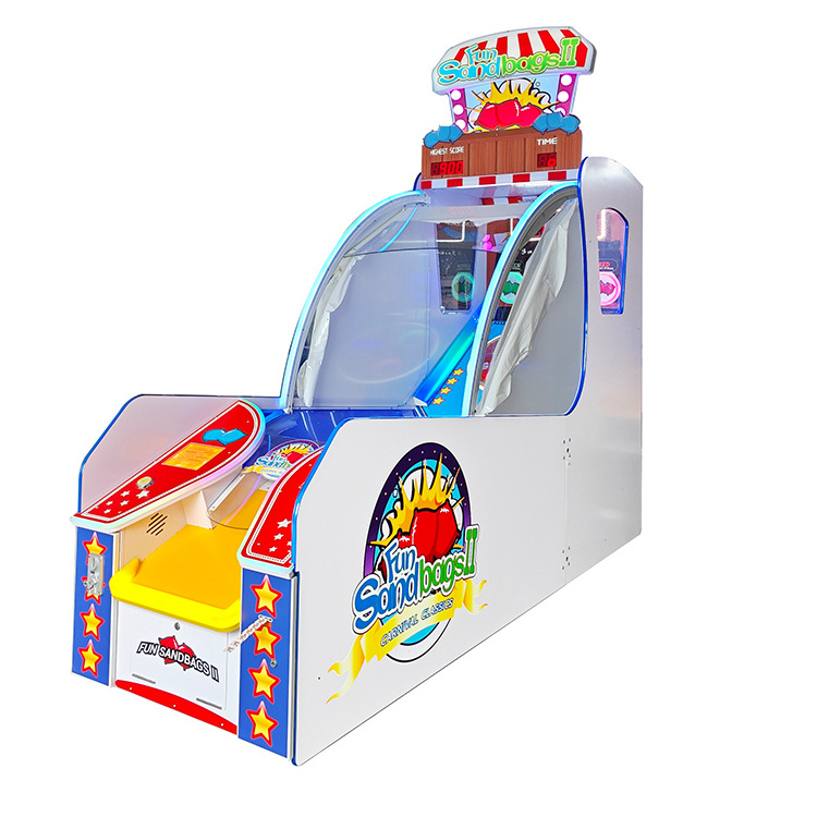 New Indoor Coin Operated Fun Sandbags Arcade Game Machines Throwing sandbag Carnival Tickets Games For Game Center