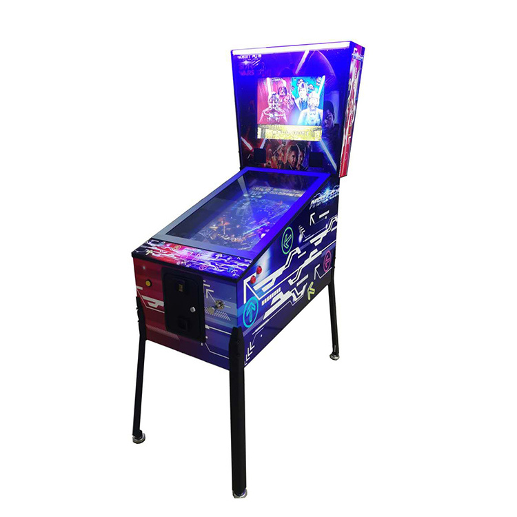 Indoor coin operated game console Virtual Flipper Pinball Arcade Game Machine for Amusement