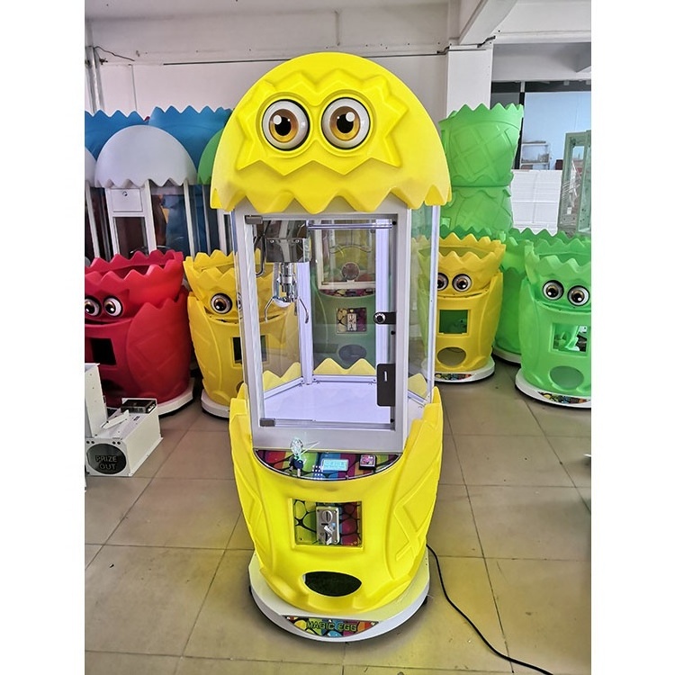 High quality Coin Pusher Operated Arcade Mini Toy Candy Claw Prize Plush Crane Vending Game Machine