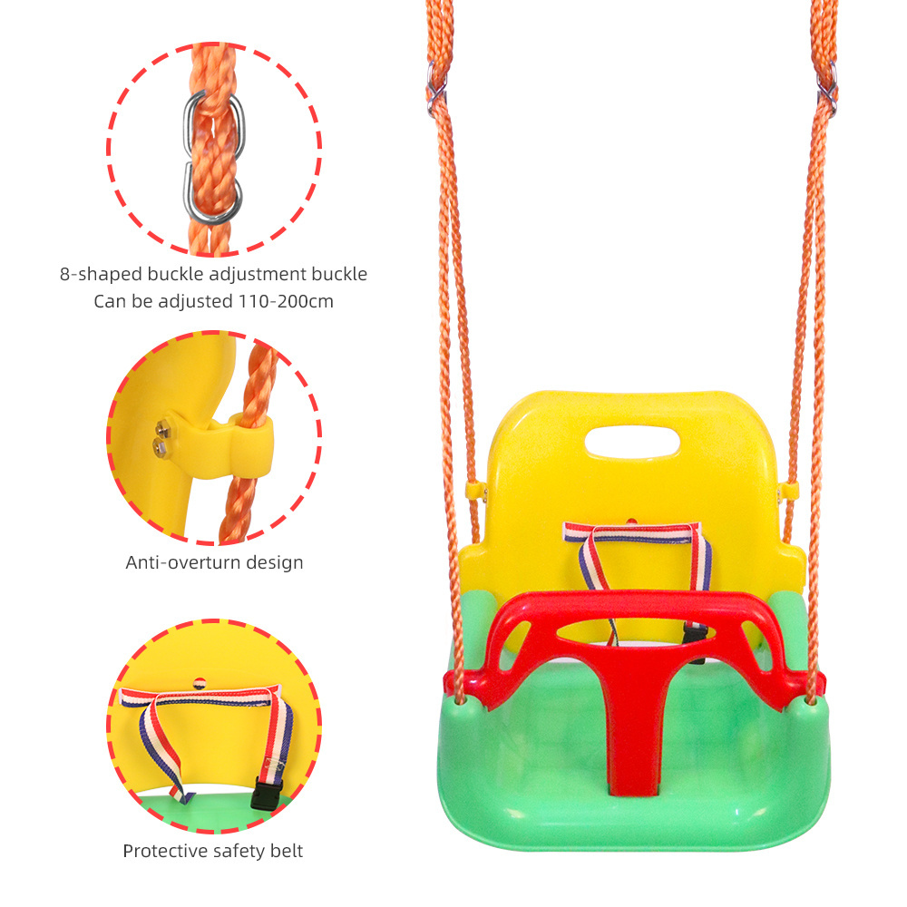 Garden Safe Swing Chair Plastic Hanging Baby Toddler Indoor Swing